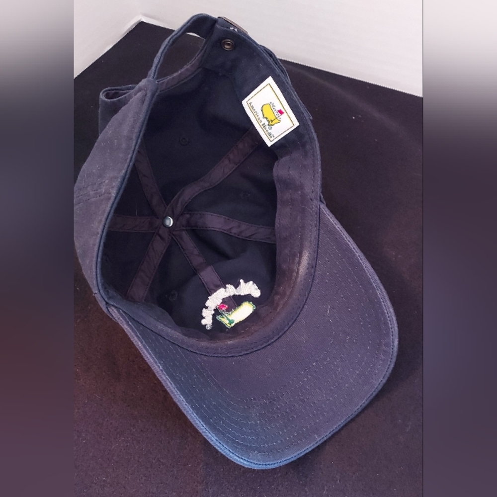 2009 MASTERS Cap Navy Blue American Needle Adjustable Fabric Strap - Picture 4 of 5